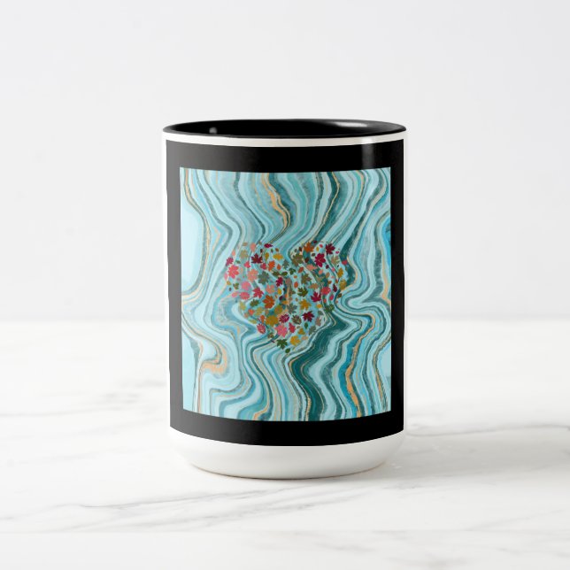 2 Couleurs tasse de tasse (Centre)