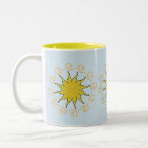 Tasse de tasse de thé de coffe de soleil