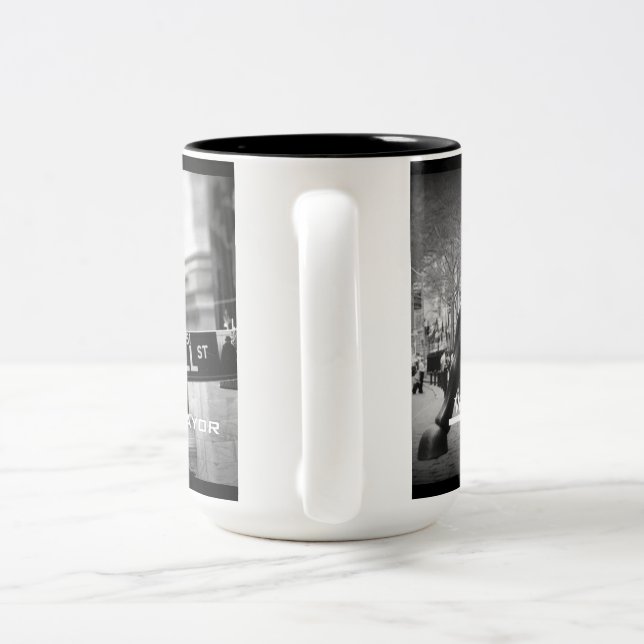 2 Couleurs Tasse de Taureau de bourse des valeurs (Poignée)