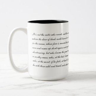 2 Couleurs Tasse de Teddy Roosevelt