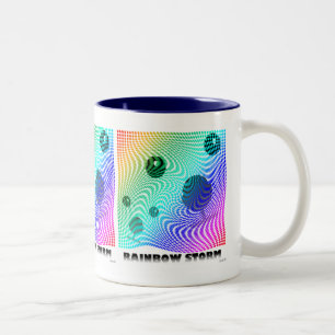 2 COULEURS TASSE DE TEMPÊTE D'ARC-EN-CIEL