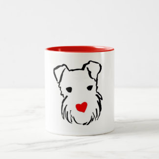 2 Couleurs Tasse de terrier de gallois