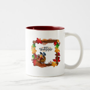 2 Couleurs Tasse de Thanksgiving