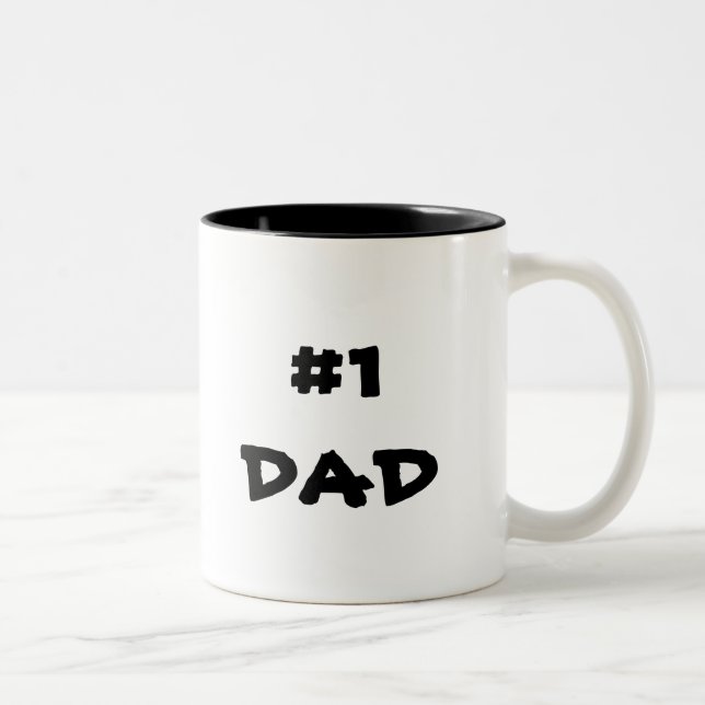 2 Couleurs Tasse de thé de café du PAPA #1 (Droit)