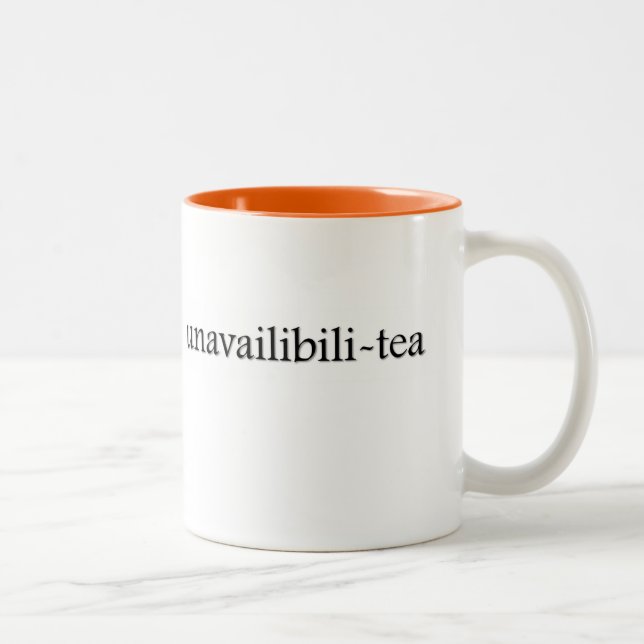 2 Couleurs tasse de thé d'Unavailabili-thé (Droit)