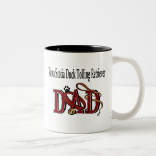 2 Couleurs Tasse de tintement de papa de chien d'arrêt de