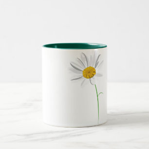 2 Couleurs Tasse de ton de la marguerite deux