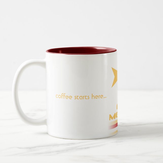 2 Couleurs Tasse de ton de Melita deux de mouche de FMS (Gauche)