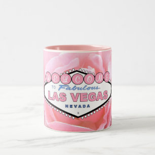 2 Couleurs Tasse de ton du rose deux de rose de Las Vegas