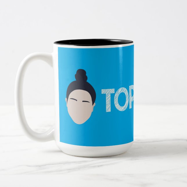 2 Couleurs Tasse de TopKnotch (Gauche)