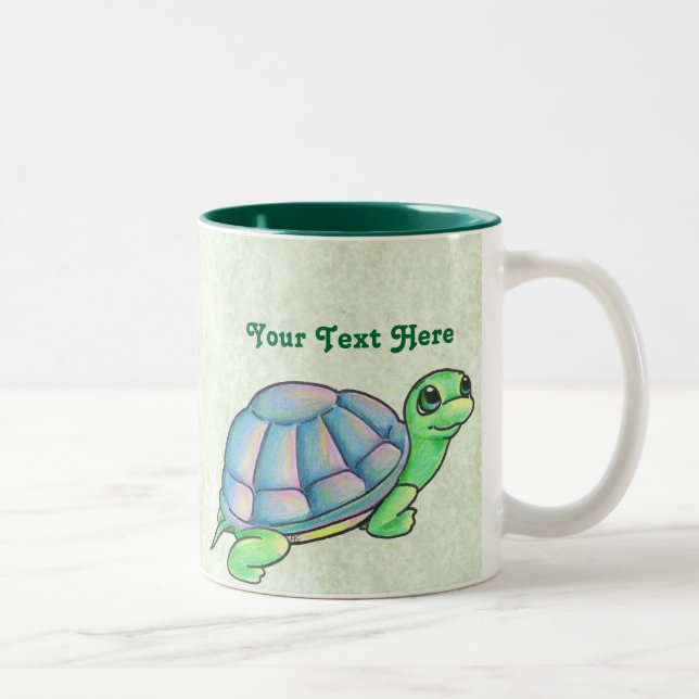 2 Couleurs Tasse de tortue (Droit)