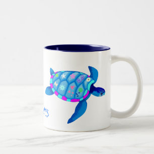 2 Couleurs Tasse de tortue