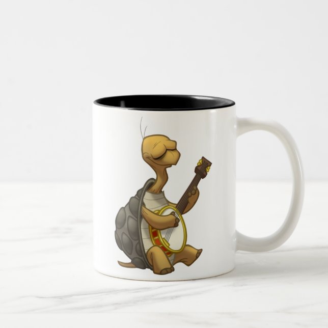 2 Couleurs Tasse de tortue de Banjo-Strummin' (Droit)