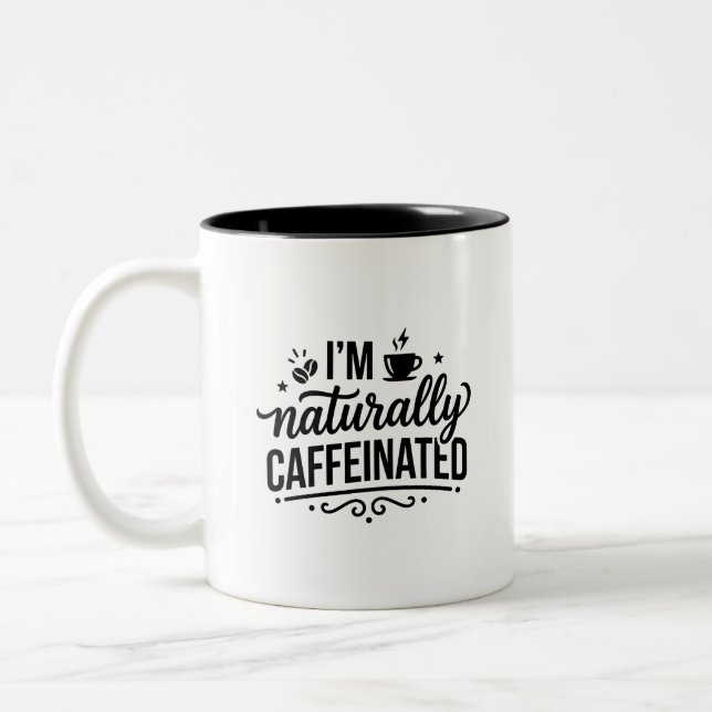 2 Couleurs Tasse de transfert Caffeine Vibes (Gauche)