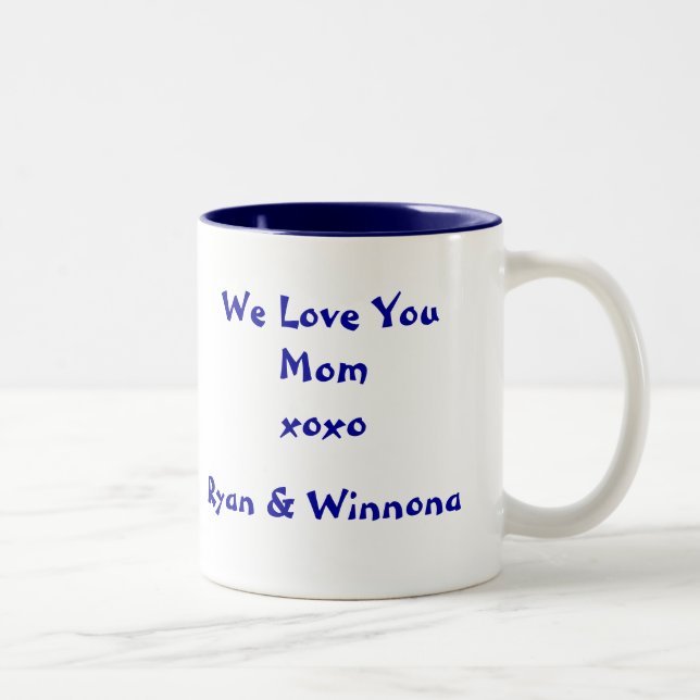 2 Couleurs Tasse de travail (Droit)