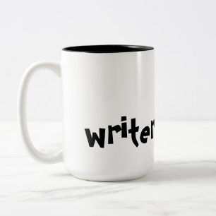 2 Couleurs Tasse de travail d'auteur @