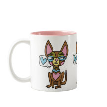 Tasse de trio de chiwawa