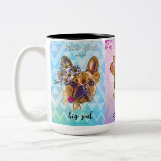 2 Couleurs Tasse de trio de Frenchie