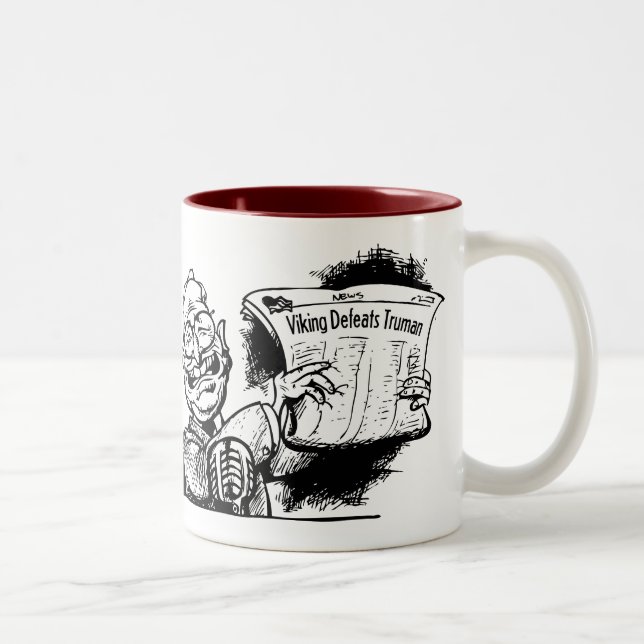 2 Couleurs Tasse de Truman de défaites de Viking (Droit)