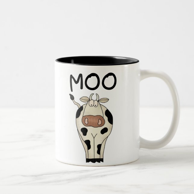 2 Couleurs Tasse de vache à MOO (Droit)