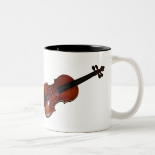 2 Couleurs Tasse de violon - pouvez-vous entendre la musique