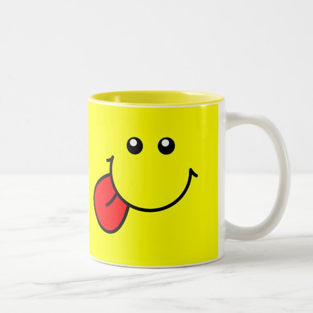 2 Couleurs Tasse de visage (Droit)