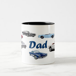 2 Couleurs Tasse de voiture de papa