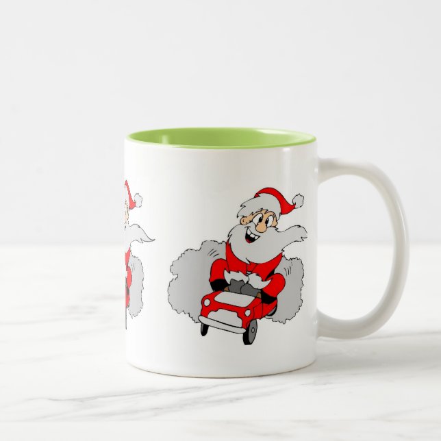 2 Couleurs Tasse de voiture de Père Noël (Droit)