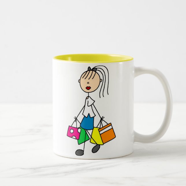 2 Couleurs Tasse de voyage d'achats (Droit)