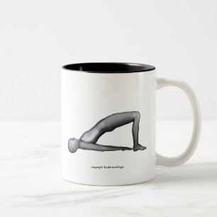 2 Couleurs Tasse de yoga - pose de pont