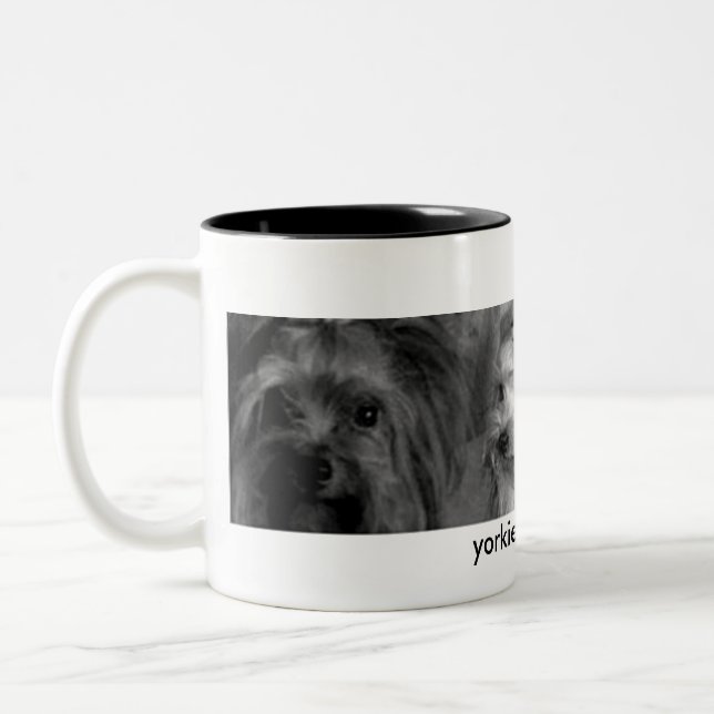 2 Couleurs Tasse de Yorkie (Gauche)