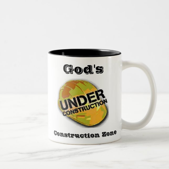 2 Couleurs Tasse de zone de construction (Droit)