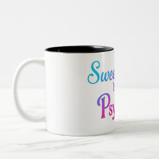 2 Couleurs Tasse déclaration douce mais psychopathe 