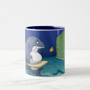 2 Couleurs Tasse d'école de requin