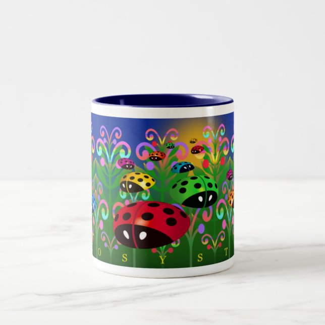 2 COULEURS TASSE D'ÉCOSYSTÈME (Centre)