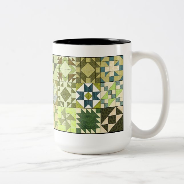 2 Couleurs Tasse d'édredon d'échantillonneur (Droit)