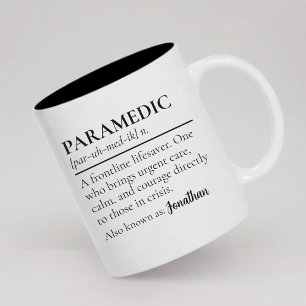 2 Couleurs Tasse Définition Paramédicaux Cadeau Médical Perso