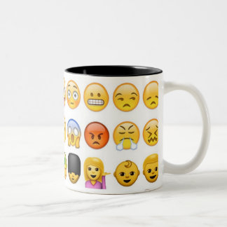 2 Couleurs Tasse d'Emoji