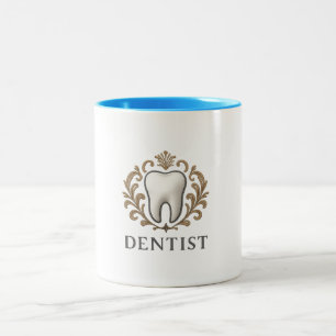 2 Couleurs Tasse - Dentiste