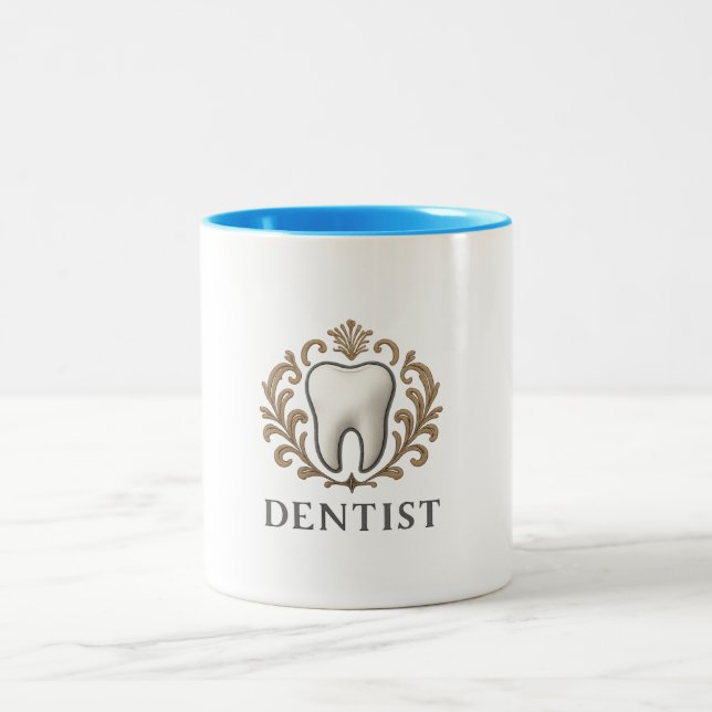 2 Couleurs Tasse - Dentiste (Centre)
