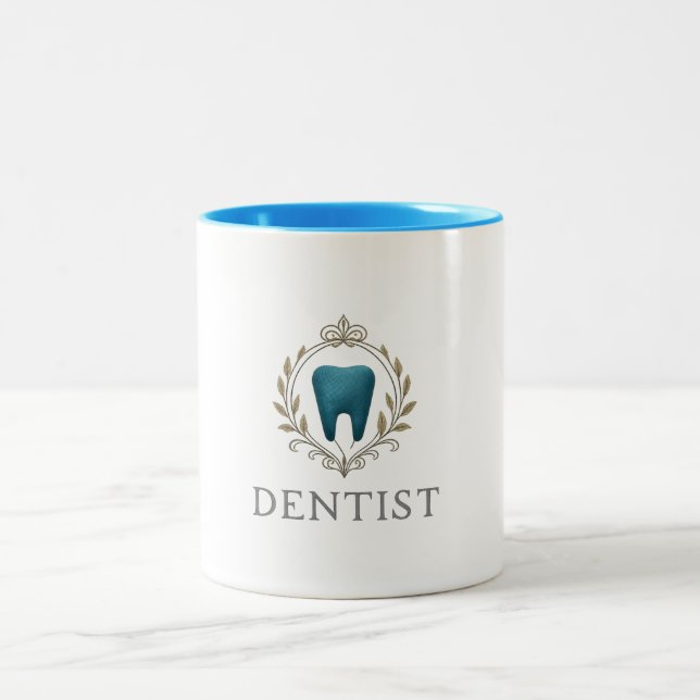 2 Couleurs Tasse - Dentiste (Centre)