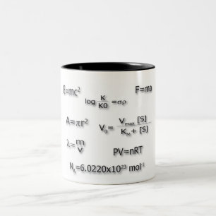 2 Couleurs Tasse d'équations