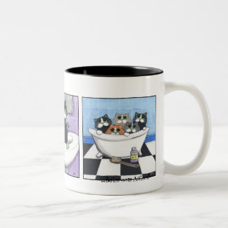 2 Couleurs Tasse des singeries #1 de salle de bains