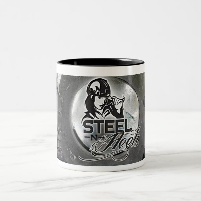 2 Couleurs Tasse des talons en acier de N (Centre)