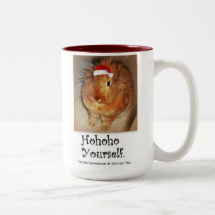 2 Couleurs Tasse désapprobatrice de lapin Ho Ho Ho