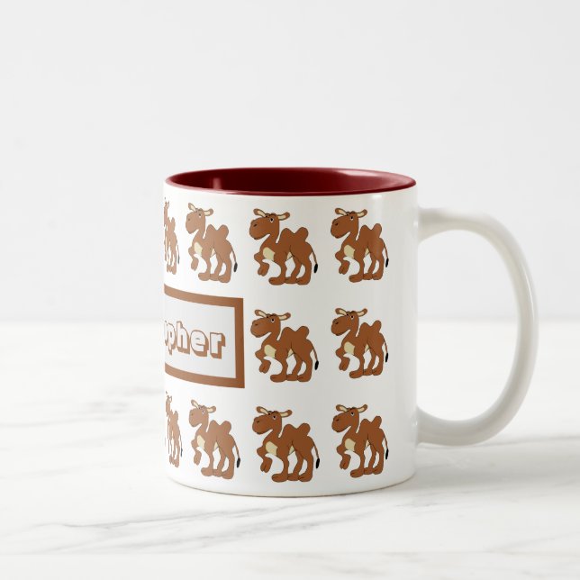 2 Couleurs Tasse Design Chameau de Bactriane (Droit)