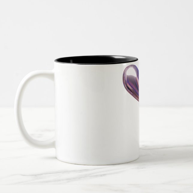2 Couleurs Tasse design "Liquid V Reflection" (Gauche)