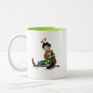 2 Couleurs Tasse d'étreinte