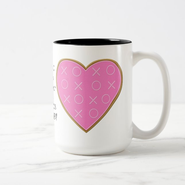 2 Couleurs Tasse d'étreintes et de baisers (Droit)