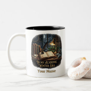 2 Couleurs Tasse d'étude de mon ère académique hivernale